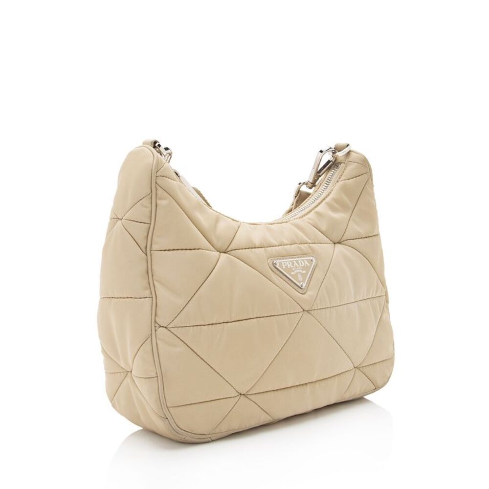 Prada Quilted Padded Re-Nylon Hobo - Picture 2 of 15